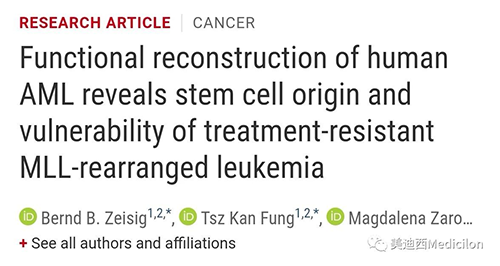 Science子刊：一种FDA批准的抗腹泻药物可有效对抗化疗的耐药性