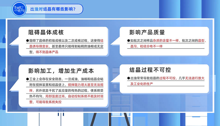 出油对结晶有哪些影响？